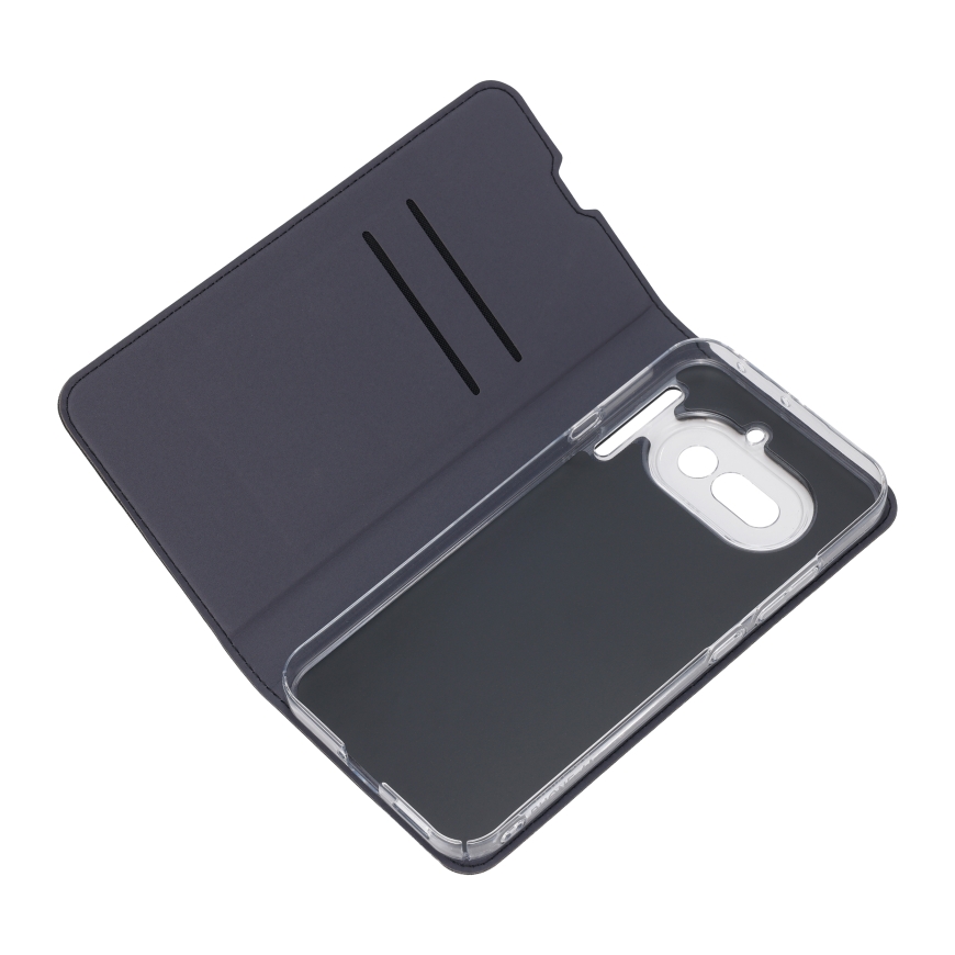 FoneKit BookCase suojakotelo, Nothing Phone (4a), musta – 4