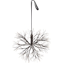 Star Trading Stardust piekārtais LED gaismas rotājums 40 cm, melns