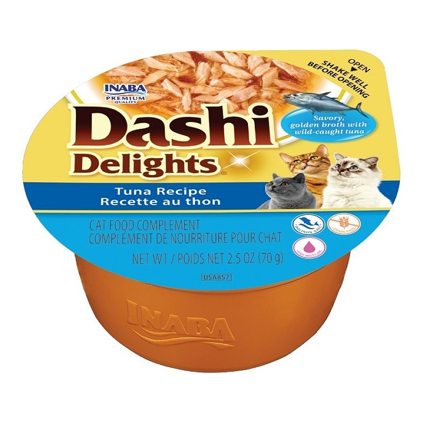 INABA Dashi Delights Рецепт тунца - влажный корм для кошек - 70 г