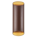 Nordlux Nico Round 22 wall light, rust Nordlux Nico Round 22 wall light, rust