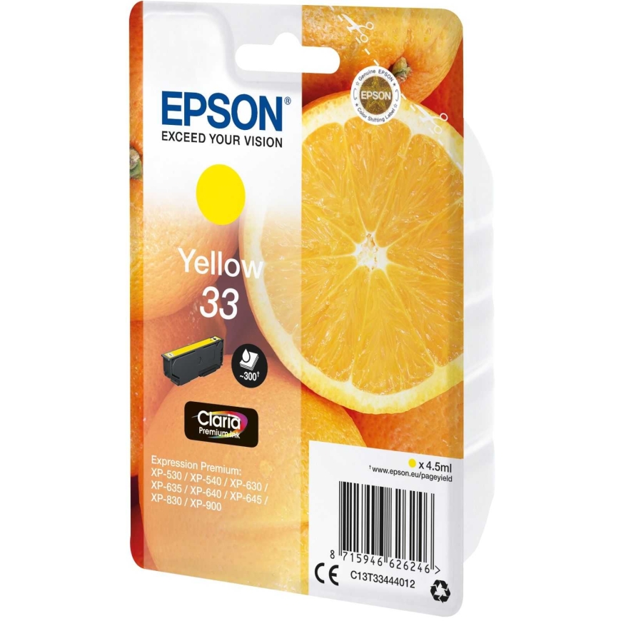 Epson C13T33444012 No.33 Желтый