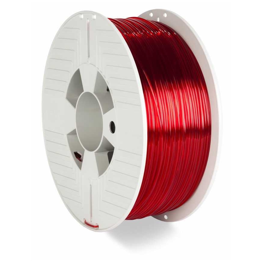 Verbatim 55054 PET-G Filaments Sarkans Caurspīdīgs