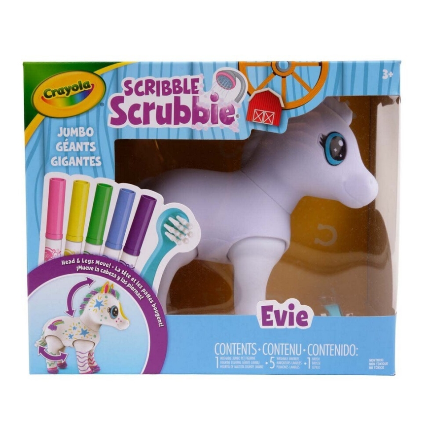 Crayola Scribble Scrubbie Jumbo Poni Evie