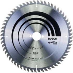 Bosch Powertools Bosch Powertools circular saw blade Optiline Wood T 250x30-60 -