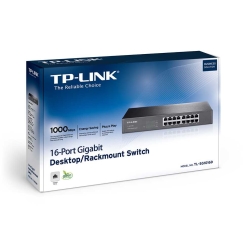 TP-LINK TL-SG1016D 16-Port Gigabit Switch - Switch