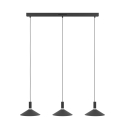 Eglo Conomavilla ZM Langbord pendant light, 3000 lm, matte black Eglo Conomavilla ZM Langbord pendant light, 3000 lm, matte black