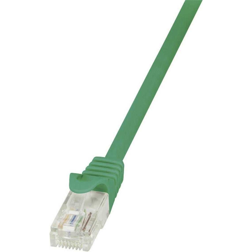 LogiLink 0.5m Cat.5e U/UTP networking cable Green Cat5e U/UTP (UTP)