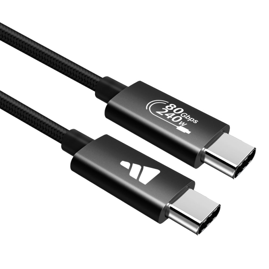 Fuj:tech USB4 v2 240W / 80 Gbps kaabel, 1m – 3