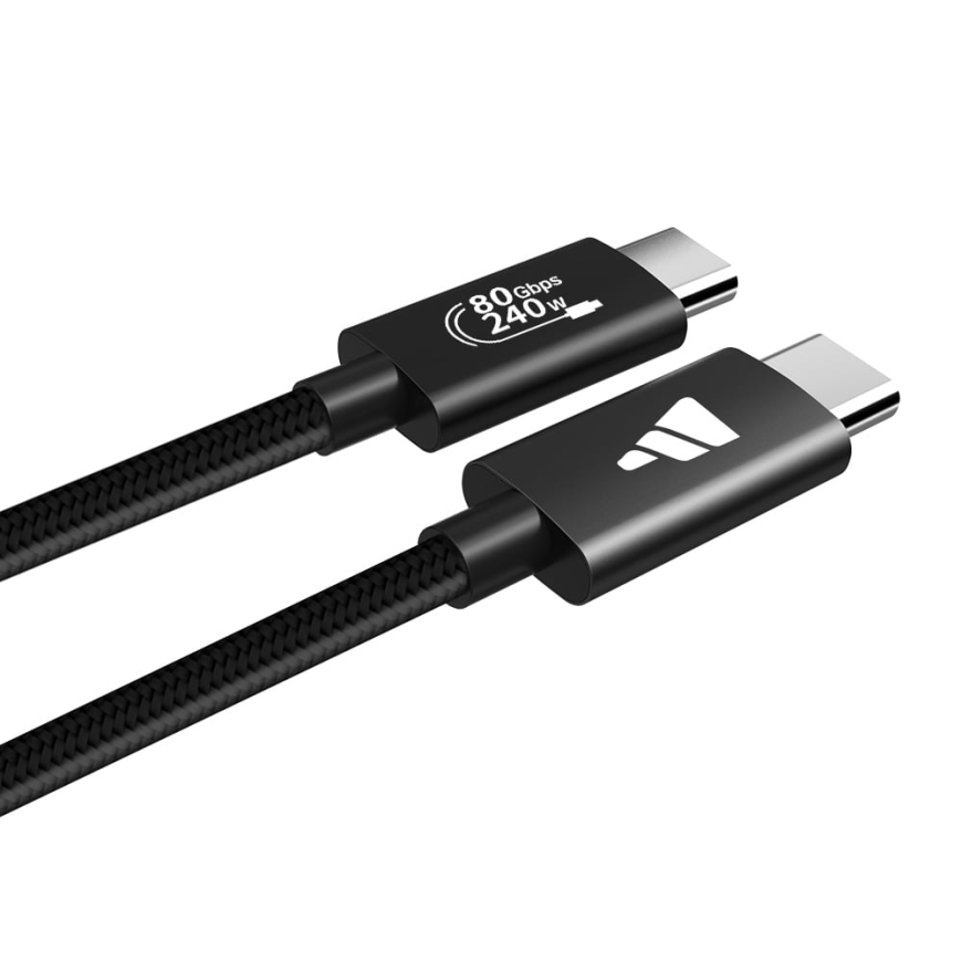 Fuj:tech USB4 v2 240W / 80 Gbps cable, 1m – 4