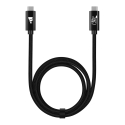 Fuj:tech USB4 v2 240W / 80 Gbps -kaapeli, 1m Fuj:tech USB4 v2 240W / 80 Gbps -kaapeli, 1m