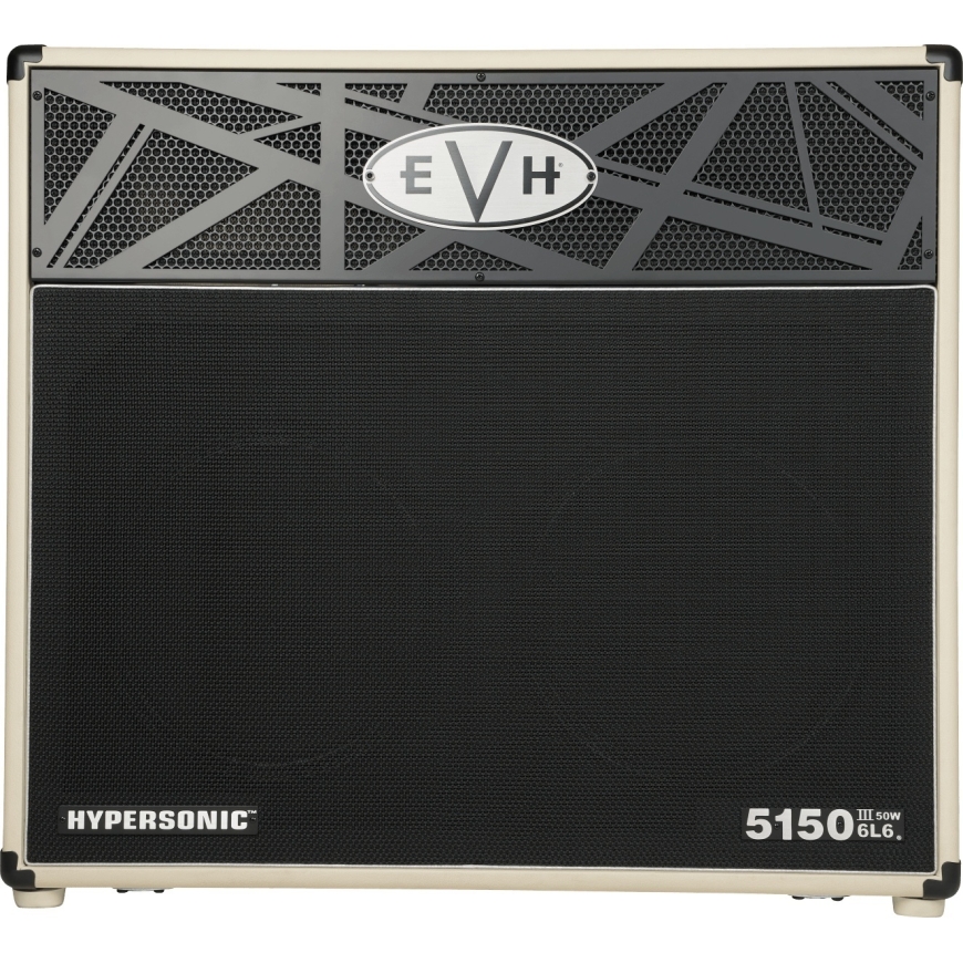 EVH 5150III Hypersonic 6L6 2x12 guitar amplifier, Ivory