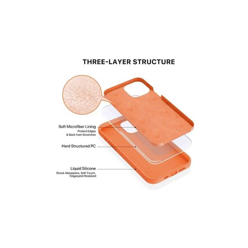 Riff "Soft Silicone Case iPhone 12 Pro Max" Orange – 3