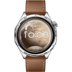 Honor Watch 6 3,71 cm (1.46") AMOLED 46.5 mm Digitaalne 464 x 464 pikslit Puutetundlik ekraan Roostevaba teras GPS (satelliit)