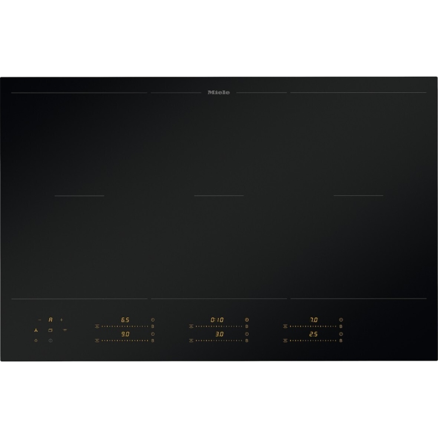 Miele KM 8585-2 FL, matte black induction cooktop, 80 cm