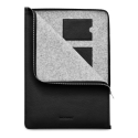 Woolnut odinės folijos 15 colių MacBook Air dėklas, juodas Woolnut odinės folijos 15 colių MacBook Air dėklas, juodas
