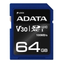 ADATA ASDX64GUI3V30S-R карта памяти 64 GB SDXC UHS-I Класс 10 ADATA ASDX64GUI3V30S-R карта памяти 64 GB SDXC UHS-I Класс 10