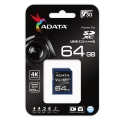 ADATA ASDX64GUI3V30S-R zibatmiņa 64 GB SDXC UHS-I Klases 10 ADATA ASDX64GUI3V30S-R zibatmiņa 64 GB SDXC UHS-I Klases 10