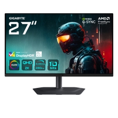 GIGABYTE MO27Q2A PC lamekuvar 68,6 cm (27") 2560 x 1440 pikslit Quad HD QD-OLED Must