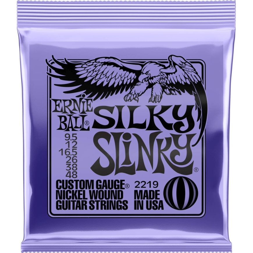 Ernie Ball Silky Slinky Nickel 2219 elektrikitarrikeeled
