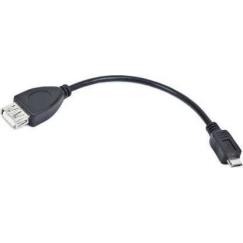 Lanberg USB-A / Micro USB 0.15m Melns