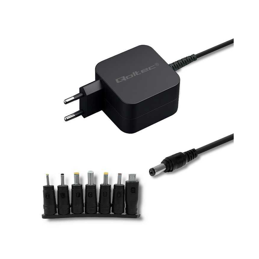 Qoltec Universālais barošanas adapteris 15W (51557) Melns – 2