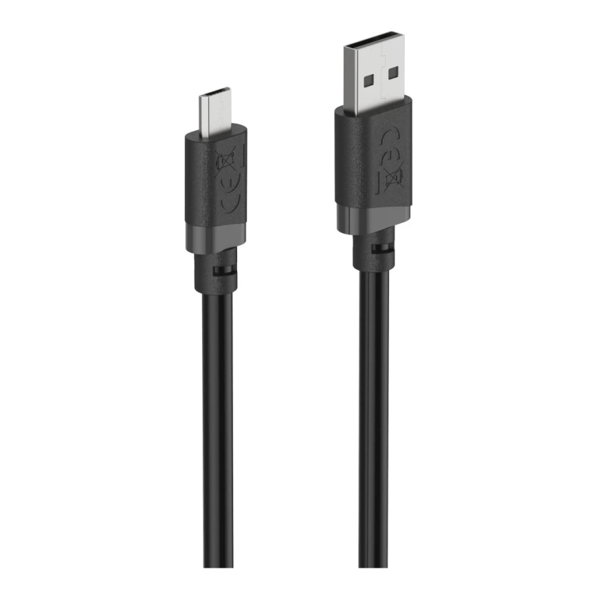 Hama 00201804 USB kabelis USB 2.0 2 m USB A Micro-USB B 0,48 Gbit/s Juoda – 3