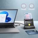 Axagon CRE-SM4NC считыватель сим-карт Для помещений USB USB 2.0 Черный Axagon CRE-SM4NC считыватель сим-карт Для помещений USB USB 2.0 Черный
