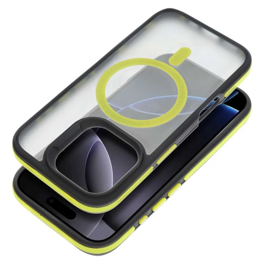 Riff NEO Magsafe back case for Apple iPhone 17 Pro Black/Yellow – 3
