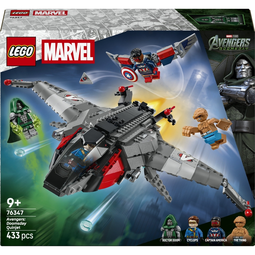LEGO Super Heroes Marvel 76347 Avengers: Doomsday Movie Quinjet