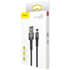 CABLE LIGHTNING TO USB 1M/GREY/BLACK CALKLF-GG1 BASEUS