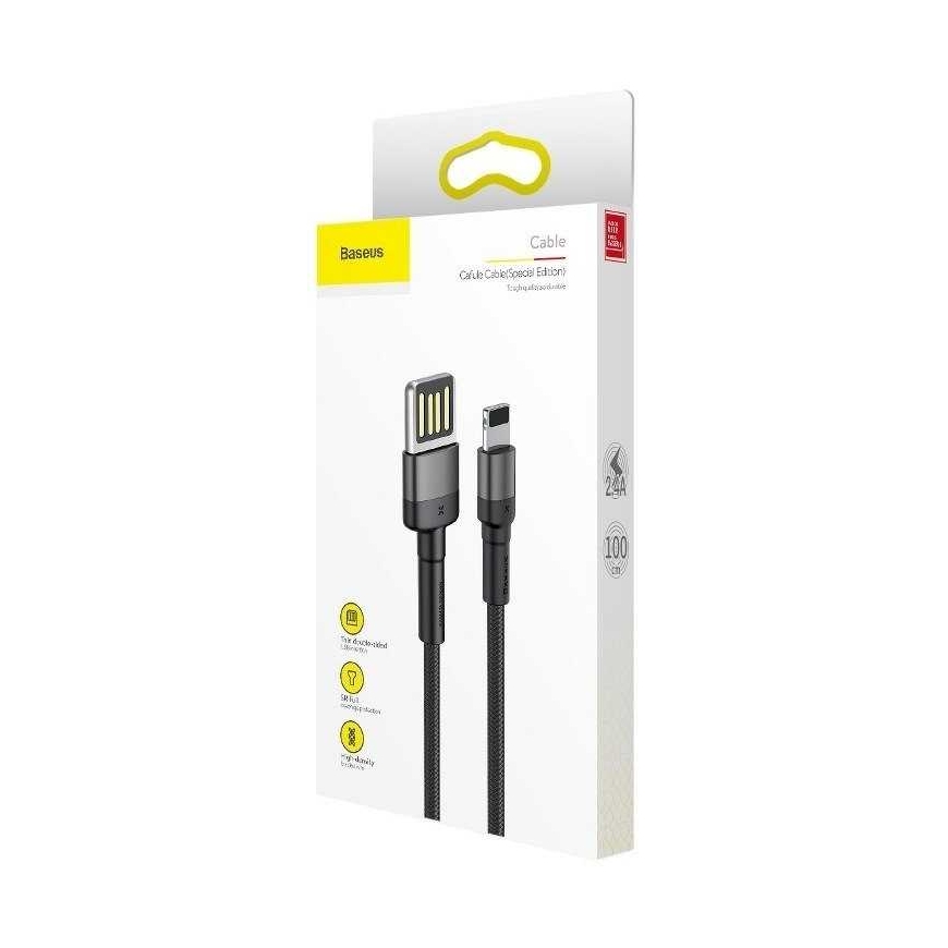 CABLE LIGHTNING TO USB 1M/GREY/BLACK CALKLF-GG1 BASEUS