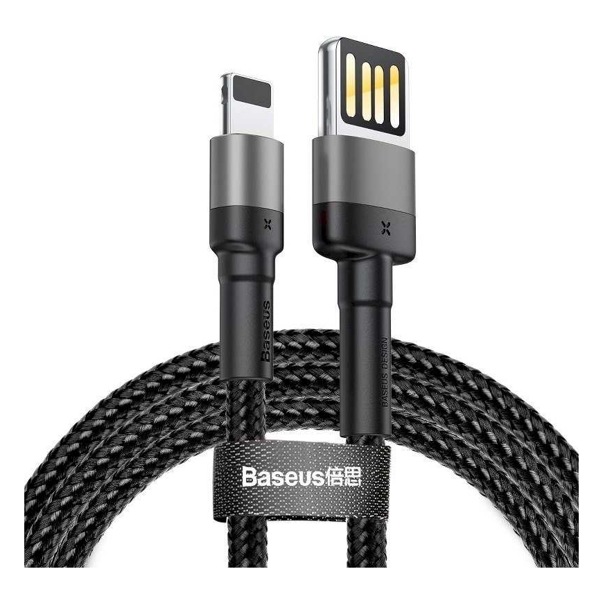 CABLE LIGHTNING TO USB 1M/GREY/BLACK CALKLF-GG1 BASEUS – 2
