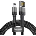 CABLE LIGHTNING TO USB 1M/GREY/BLACK CALKLF-GG1 BASEUS CABLE LIGHTNING TO USB 1M/GREY/BLACK CALKLF-GG1 BASEUS