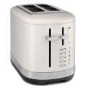 KitchenAid 859711684260 tosteris 7 2 šķēle (-s) 980 W Melns, Nerūsējošs tērauds, Balts