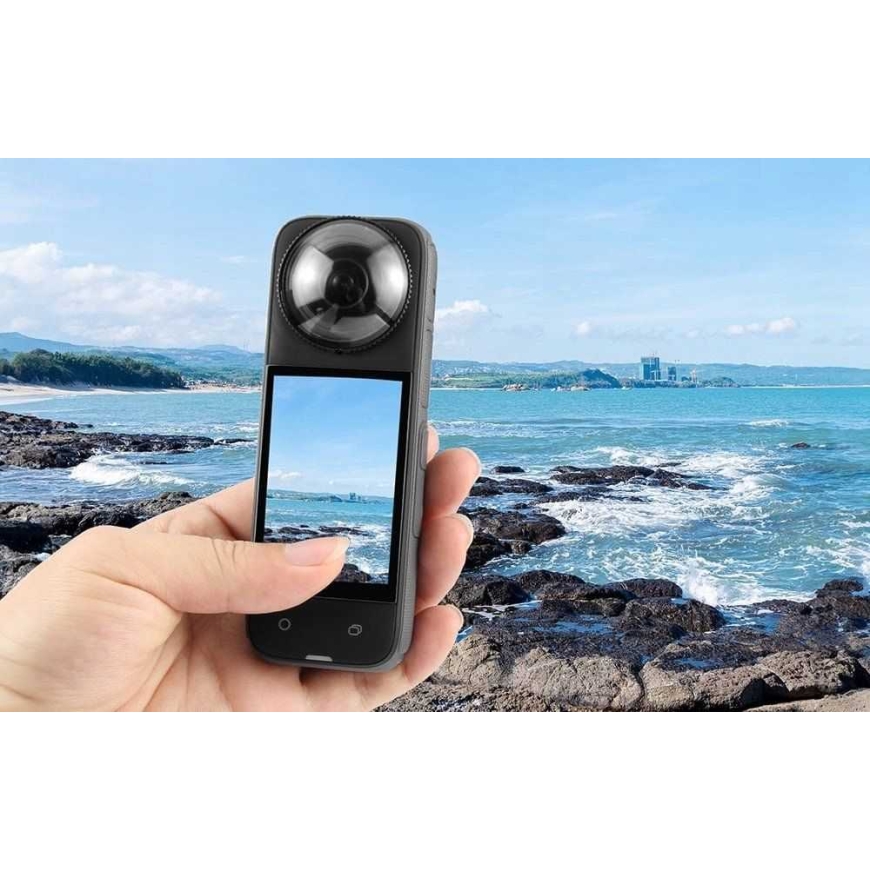 Puluz оптическая стеклянная крышка для объектива для Insta360 X4 – 4