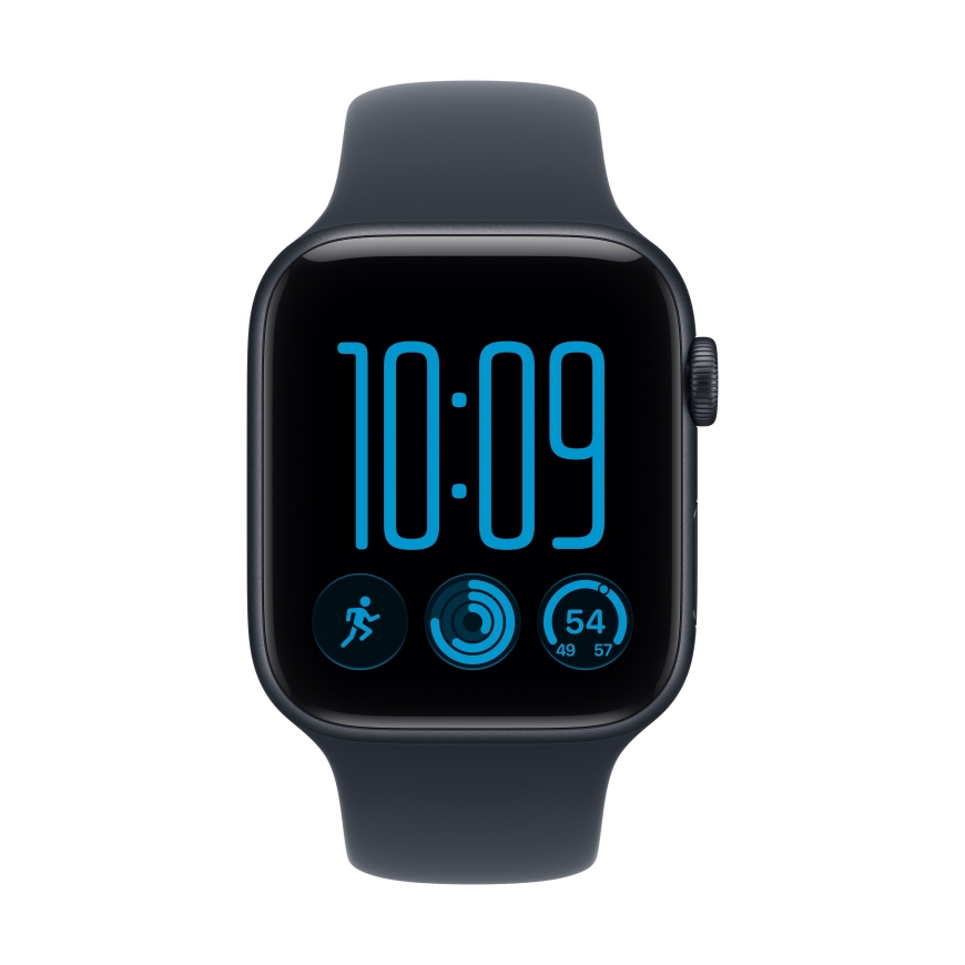Apple Watch SE 3 (GPS) 44 mm sügavsinine alumiiniumkorpus ja sügava sinise spordirihm, M/L – 2