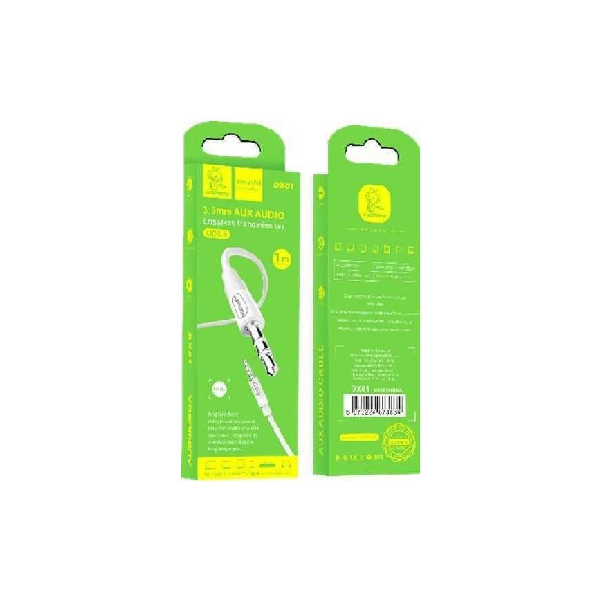 Vega DX01 3.5mm AUX heli 1m valge – 2