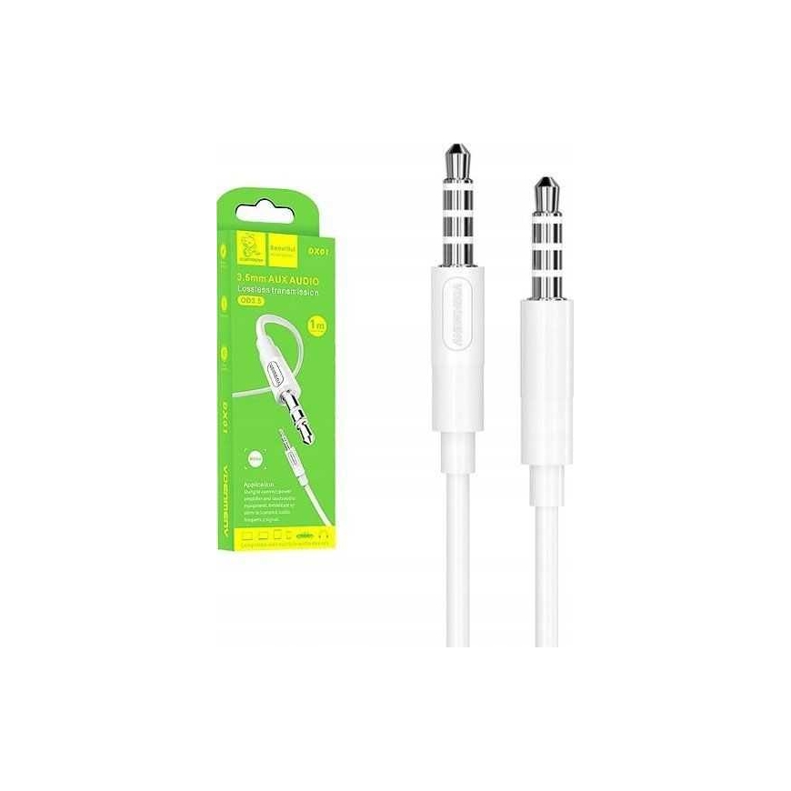Vega DX01 3.5mm AUX Audio 1m balts – 3