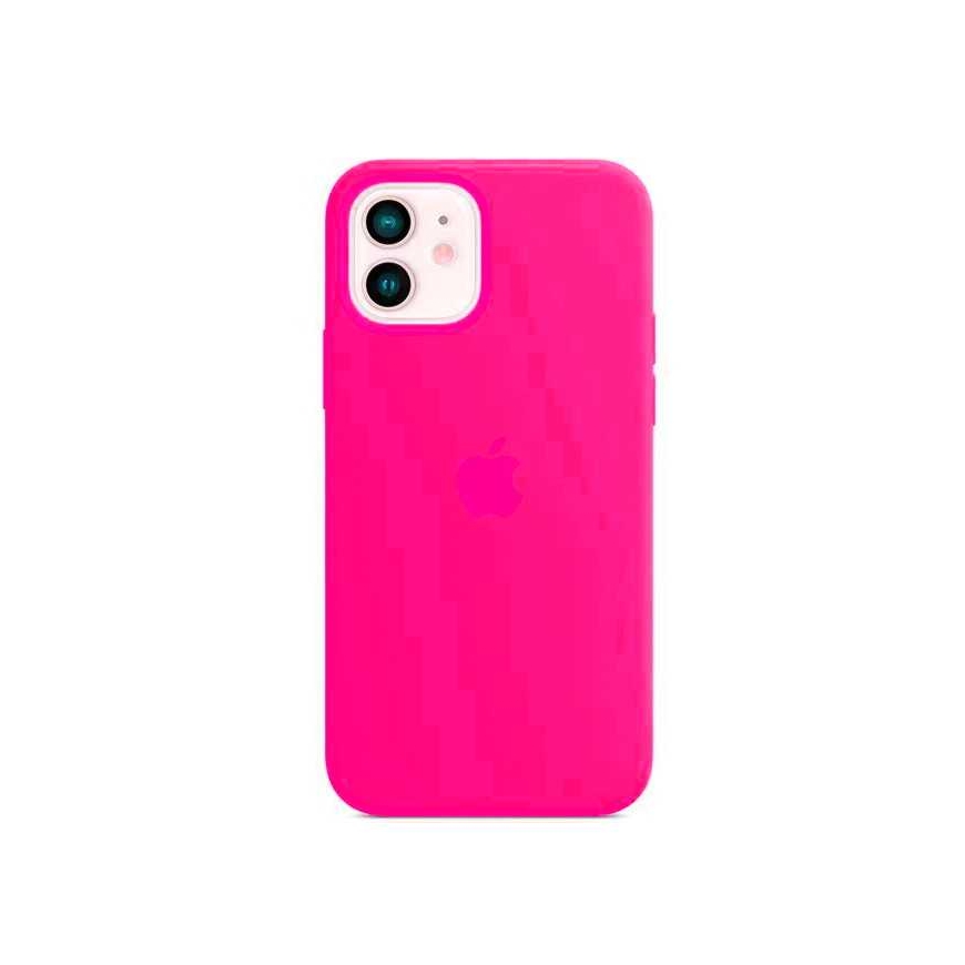 Riff "Ohut ja pehme takakotelo iPhone 12 / 12 Pro" Tumma vaaleanpunainen