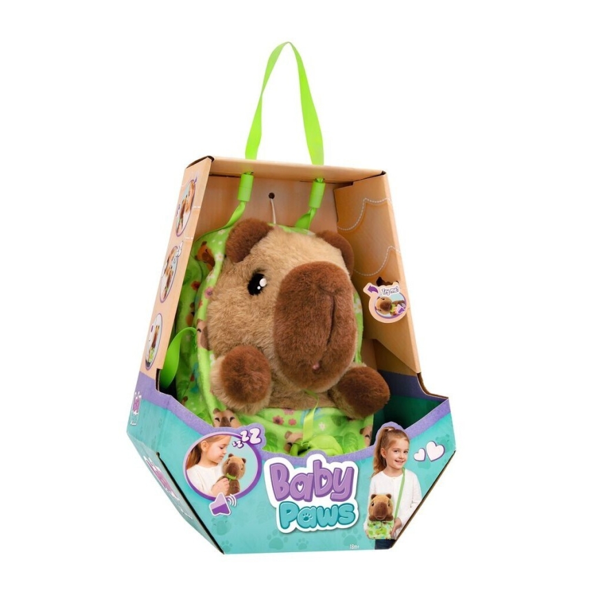Baby Paws Capybara, interaktiivne pehmee mänguasi – 2