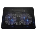 Conceptronic CNBCOOLPAD2F aušinimo padėklas nešiojamam kompiuteriui 39,6 cm (15.6") 1000 RPM Juoda
