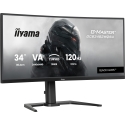 iiyama GCB3482WQSU-B1 computer monitor 86.4 cm (34") 3440 x 1440 pixels UltraWide Quad HD LED Black