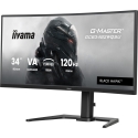 iiyama GCB3482WQSU-B1 computer monitor 86.4 cm (34") 3440 x 1440 pixels UltraWide Quad HD LED Black