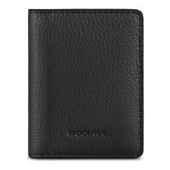 Woolnut Leather Bifold Wallet rahakott, musta