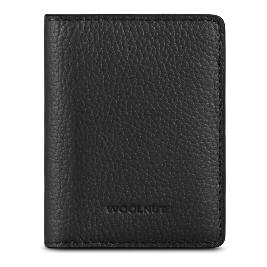 Woolnut Leather Bifold Wallet lompakko, musta