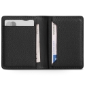 Woolnut Leather Bifold Wallet wallet, black Woolnut Leather Bifold Wallet wallet, black