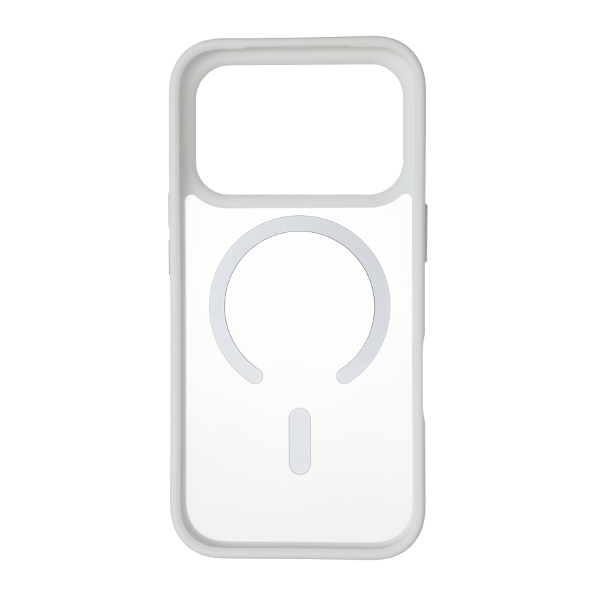 FoneKit MagSafe Soft Touch apsauginis dėklas, iPhone 18 Pro / 17 Pro, baltas – 2