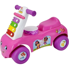 Fisher Price Little People Music Adventure Potkuauto, pinkki