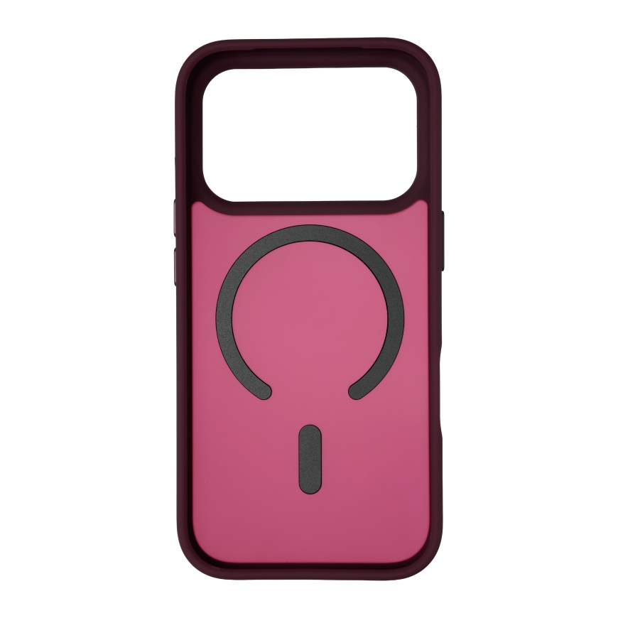 FoneKit MagSafe Soft Touch aizsargkorpuss, iPhone 18 Pro / 17 Pro, bordo – 2