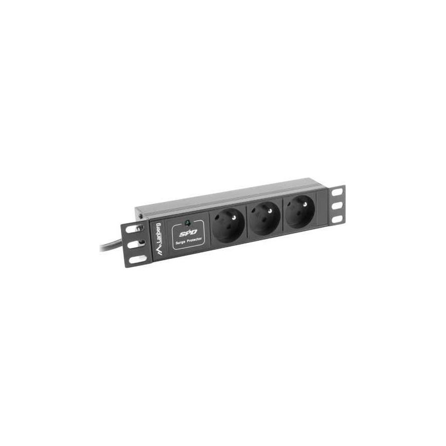 Lanberg LANBERG PDU-03E-0200-BK Lanberg PDU 10 1